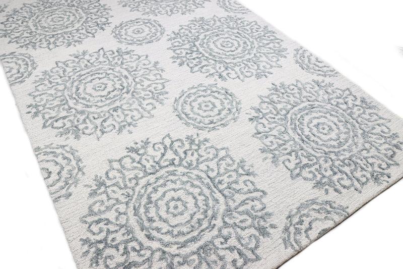 Verona Area Rug, Ivory Slate