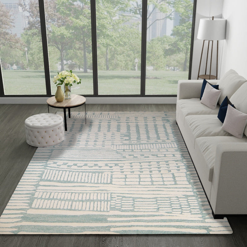 Verona Area Rug, Teal