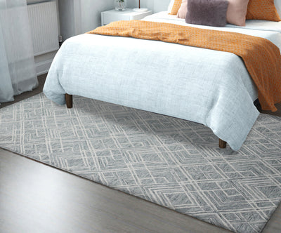 Valencia Area Rug, Silver