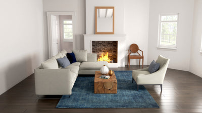 Contempo Area Rug, Blue