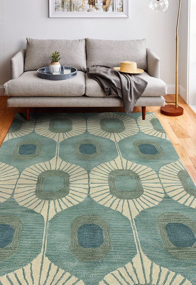 Chelsea Area Rug, Aqua