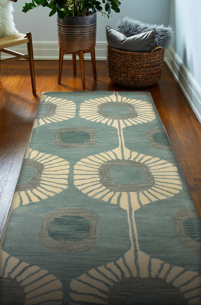 Chelsea Area Rug, Aqua