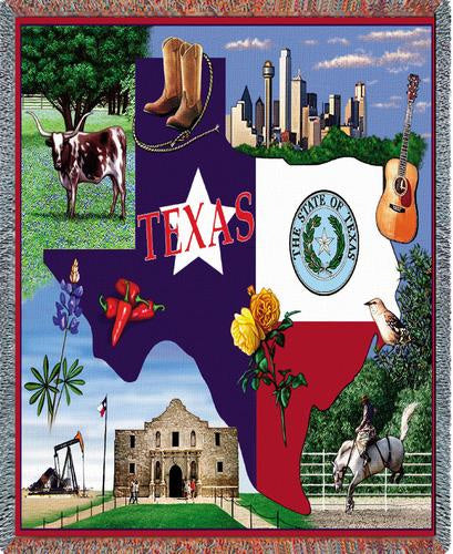 Texas Tapestry Throw