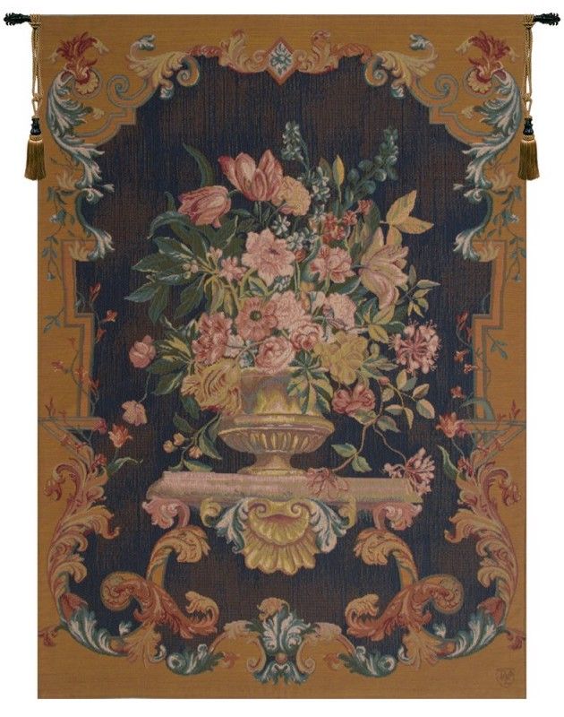 Bouquet XVIII Blue French Wall Tapestry