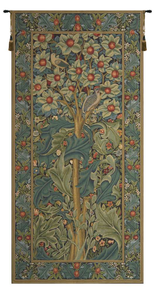 Woodpecker European Wall Tapestry
