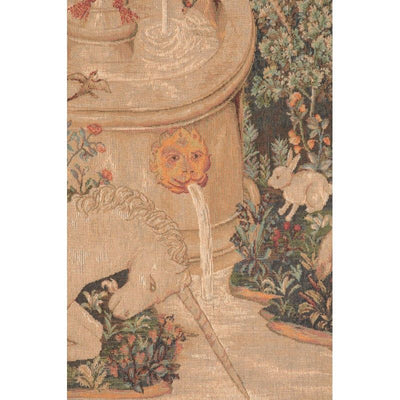 Unicorn at the Fountain French Wall Tapestry