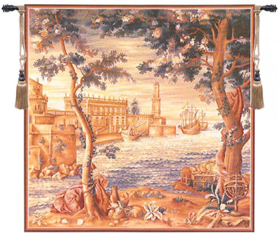 Le Port de Mer French Wall Tapestry