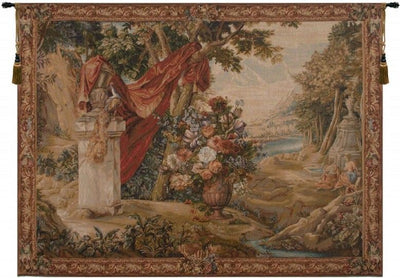 Bouquet Au Drape Fontaine French Wall Tapestry