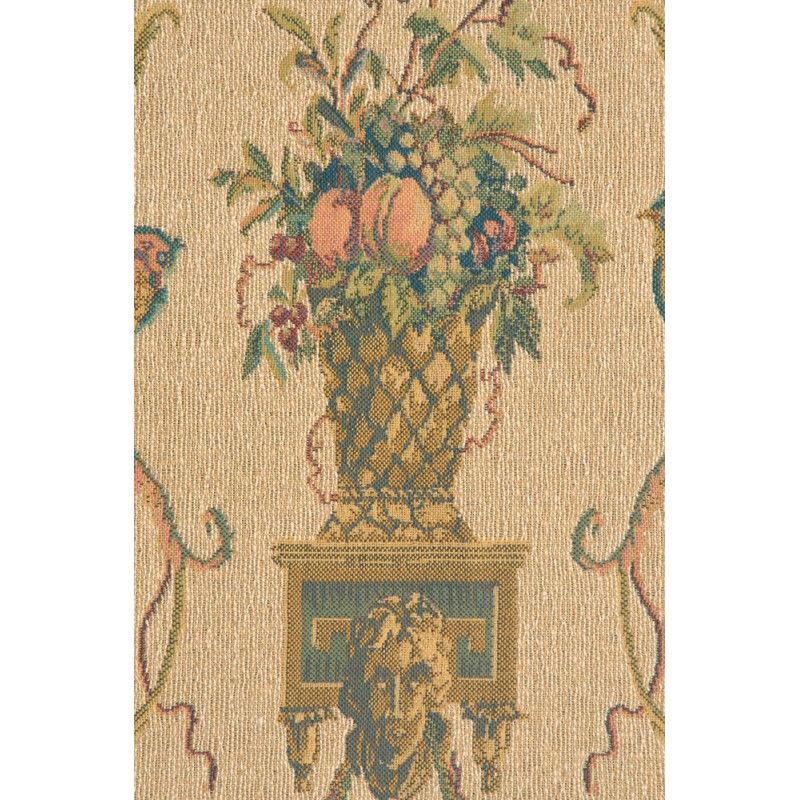 Birds Beige Belgian Wall Tapestry