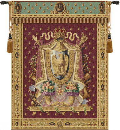 Napoleon (Burgundy) Belgian Wall Tapestry