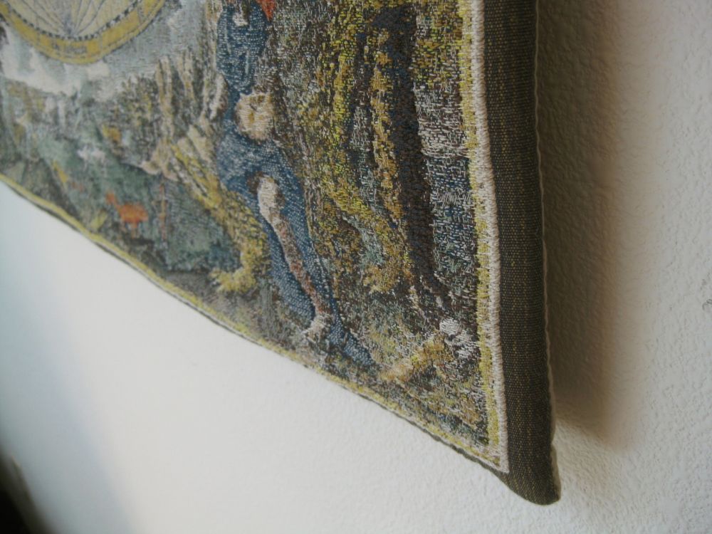 Old World Map Belgian Wall Tapestry