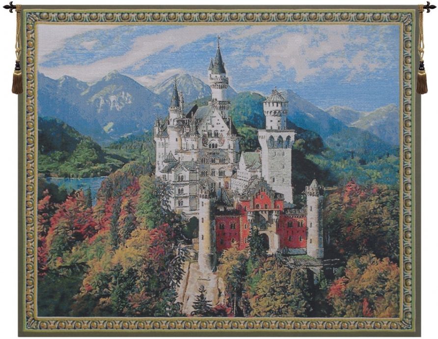 Neuschwanstein Castle Belgian Wall Tapestry