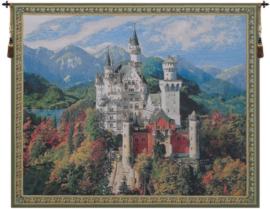 Neuschwanstein Castle Belgian Wall Tapestry