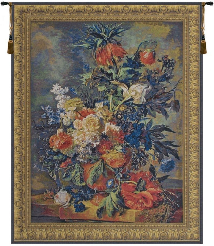 Bouquet Dore Belgian Wall Tapestry