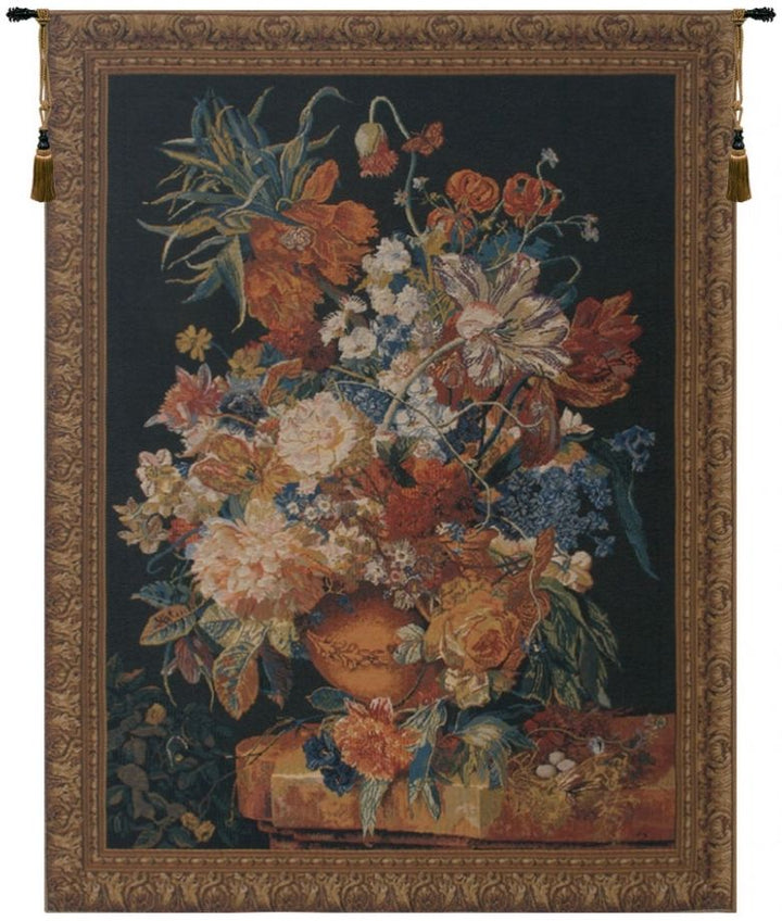 Terracotta Bouquet II Belgian Wall Tapestry