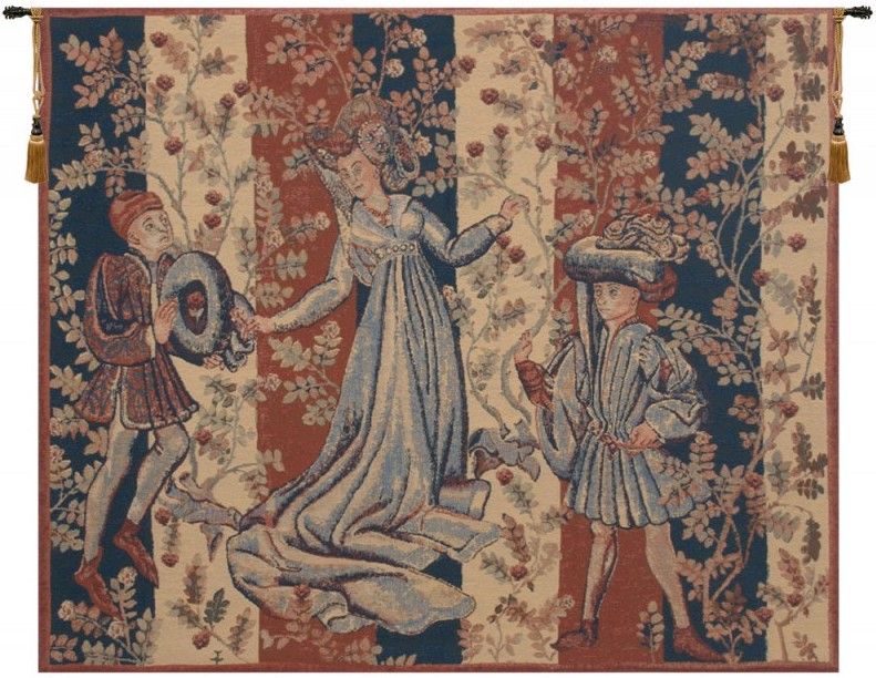 Baille des Roses Belgian Wall Tapestry