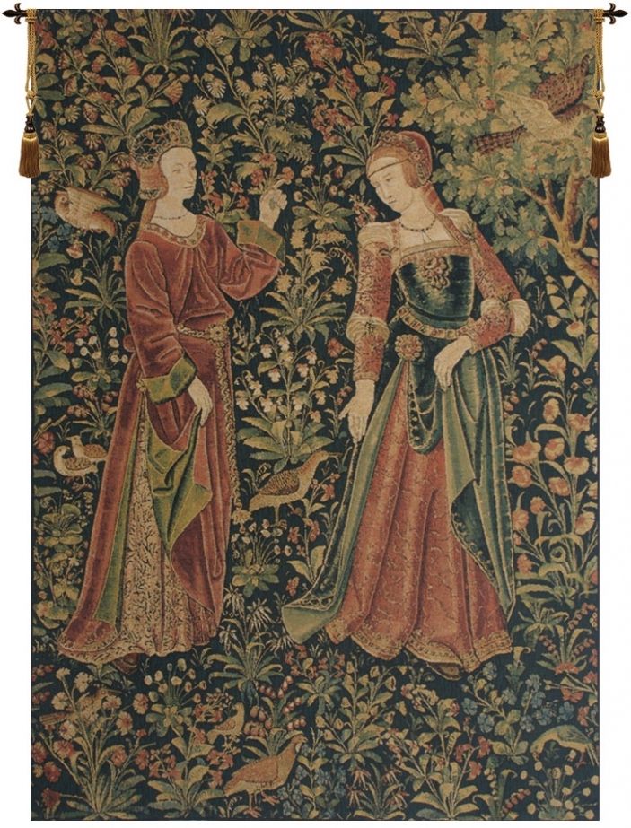 Promenade Nobles Left Panel Belgian Wall Tapestry