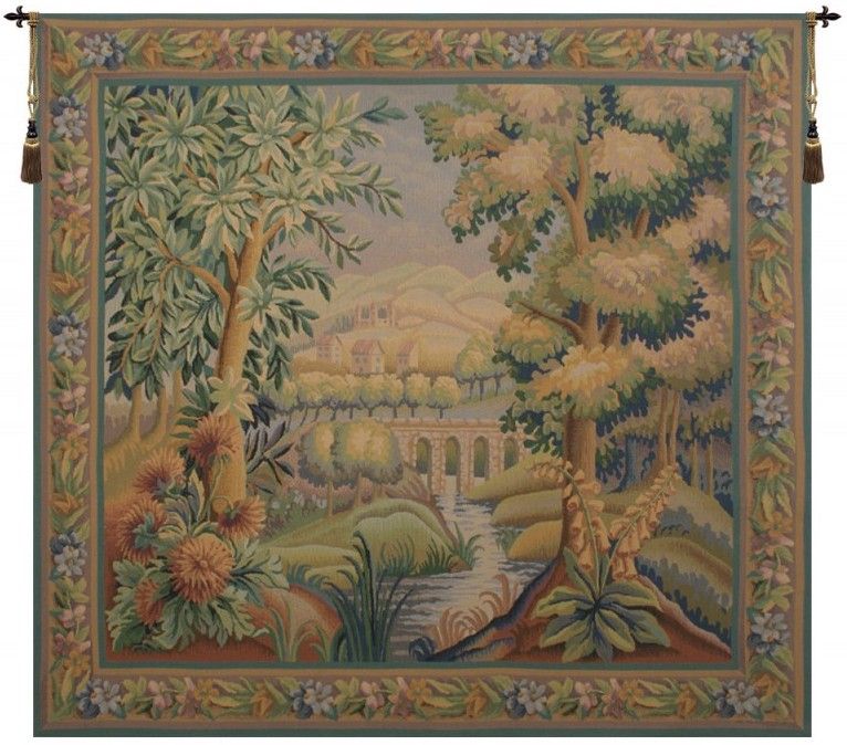 Bridge without Bird Belgian Wall Tapestry