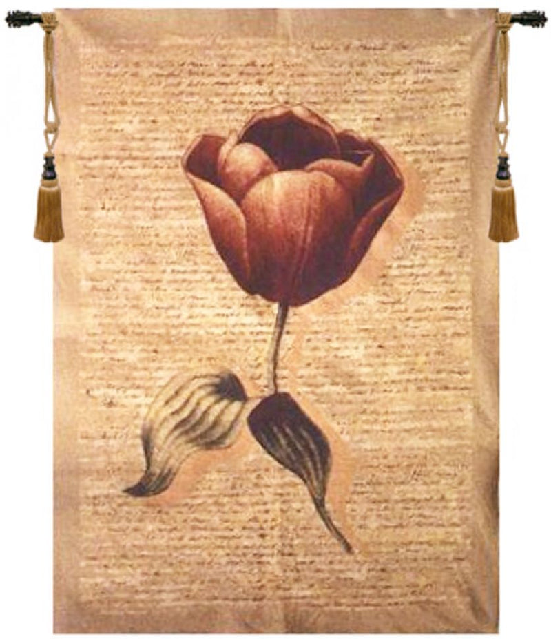 Flanders Poppies II Belgian Wall Tapestry