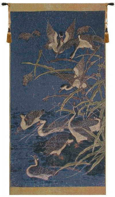 Panel with Ducks Belgian Wall Tapestry