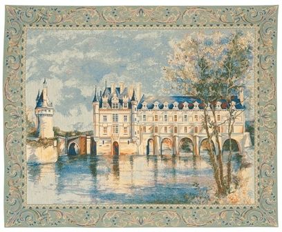Chenonceau Castle I French Wall Tapestry