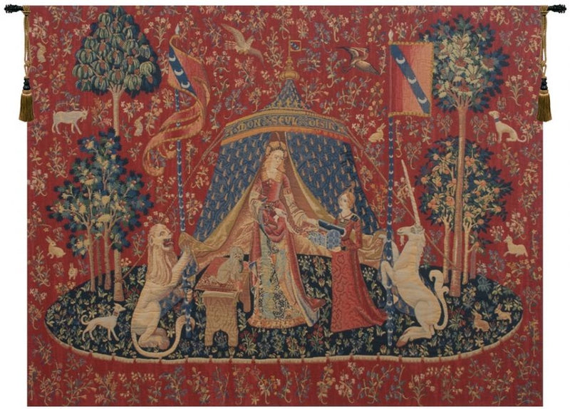 Lady and the Unicorn Strong Desire Belgian Wall Tapestry