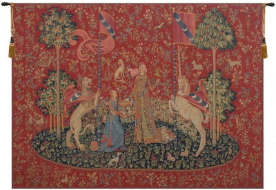Dame a La Licorne Sens du Gout Belgian Wall Tapestry