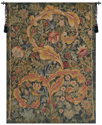Acanthe Green French Wall Tapestry