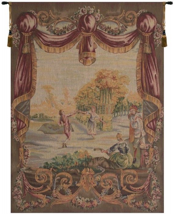 Danse Au Jardin Garden Dance French Wall Tapestry