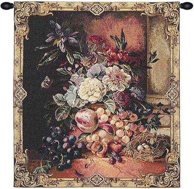 Fruit and Flowers Italian Wall Tapestry