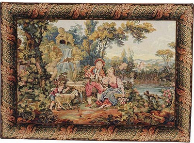 Romantic Musical Interlude Italian Wall Tapestry