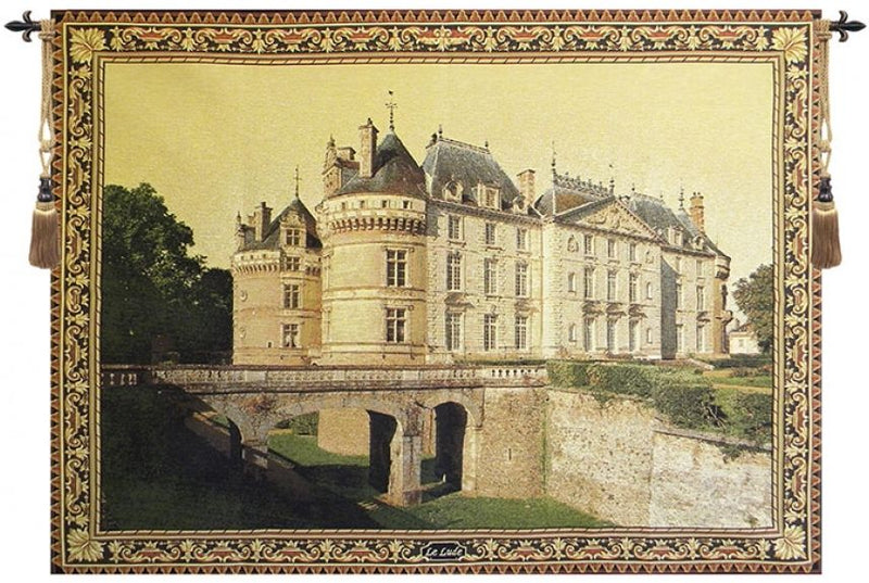 Le Lude French Castle II Belgian Wall Tapestry