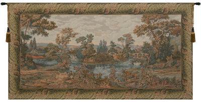 Swan in the Lake Italian Wall Tapestry