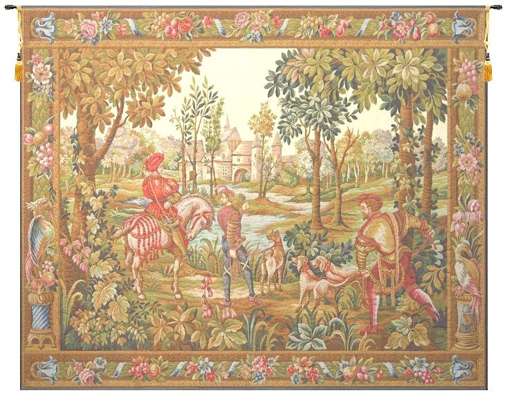 Back From the Hunt French Wall Tapestry