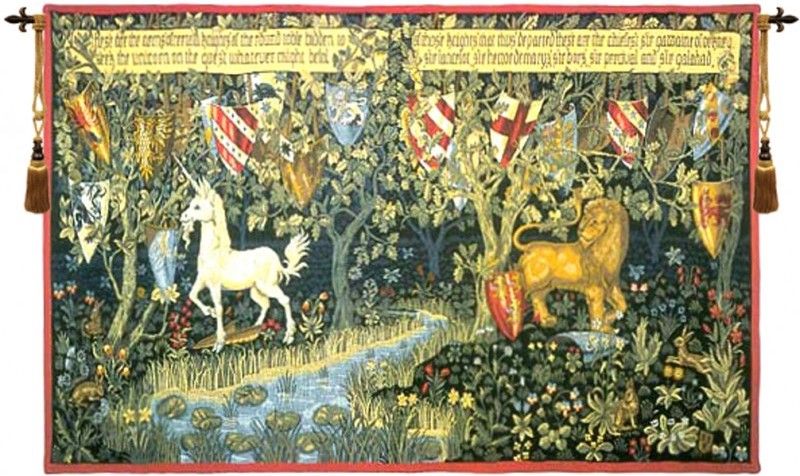 Knights of the Round Table French Wall Tapestry