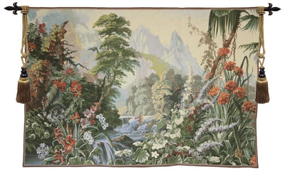 Garden of Eden Large French Wall Tapestry