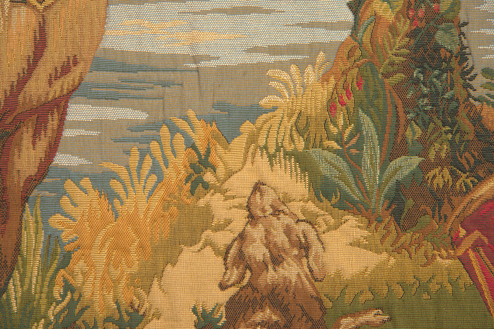 Kings Pipers Large French Wall Tapestry