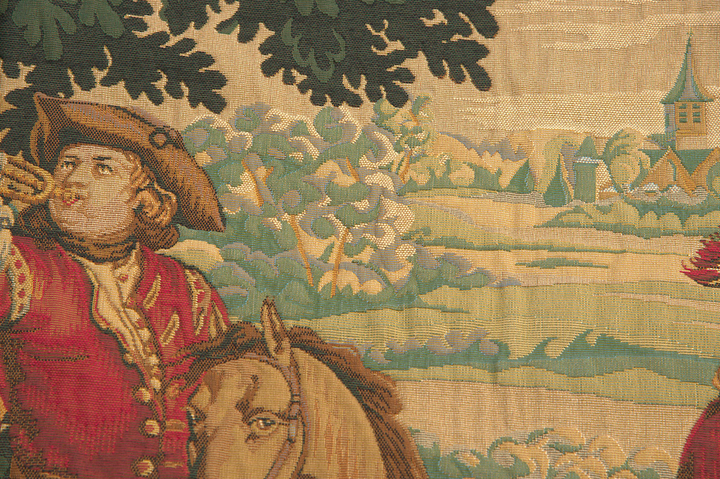 Kings Pipers Large French Wall Tapestry