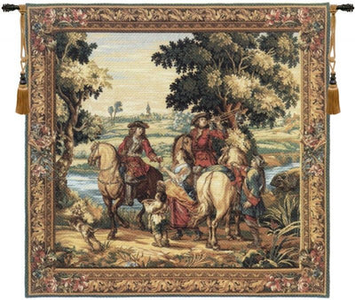 Kings Pipers Square French Wall Tapestry