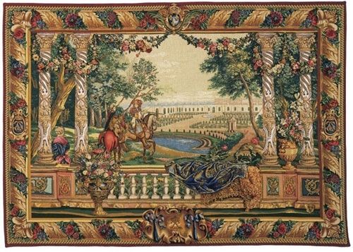 Louis XIV of Versailles French Wall Tapestry