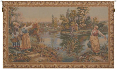 Hailing the Ferryman French Wall Tapestry