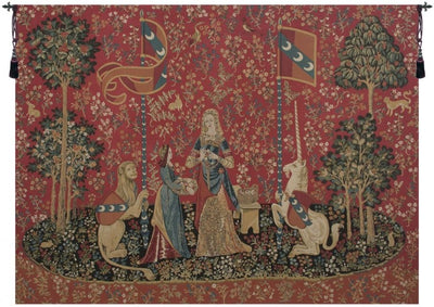 Lady and the Unicorn Smell I Wall Tapestry