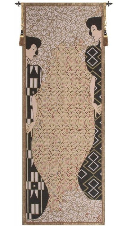 Gustav Klimt Silhouettes French Wall Tapestry