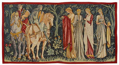 The Departure of the Knights French Wall Tapestry