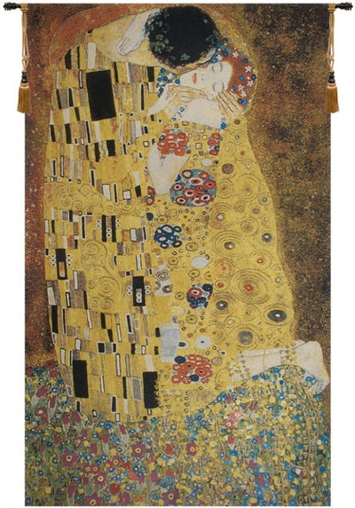 The Kiss Gustav Klimt Belgian Wall Tapestry