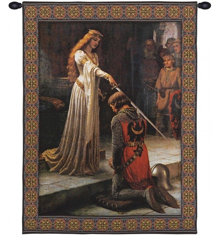 Accolade With Border Belgian Wall Tapestry