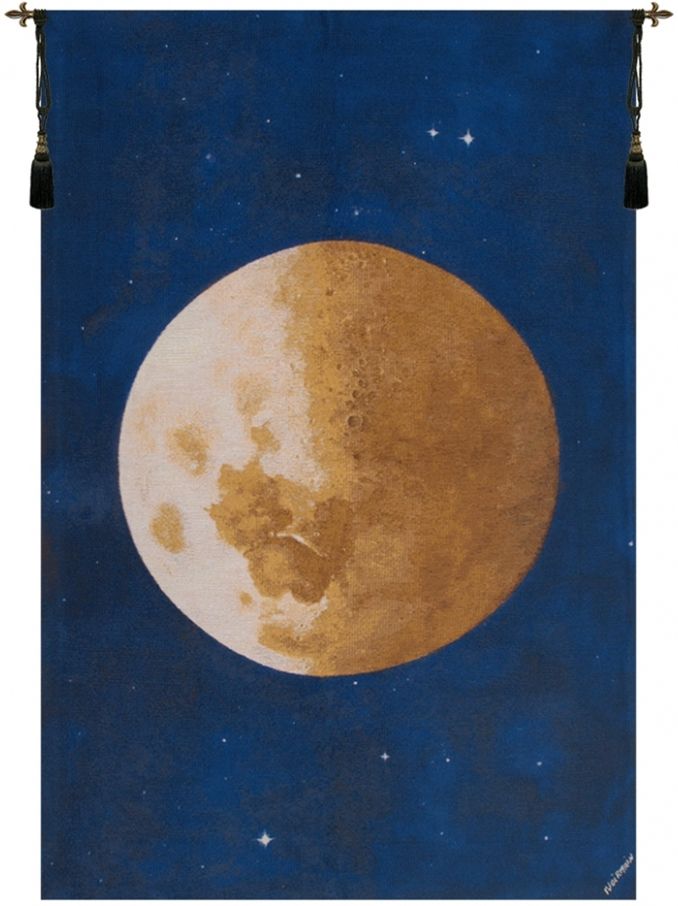 Moon Belgian Wall Tapestry