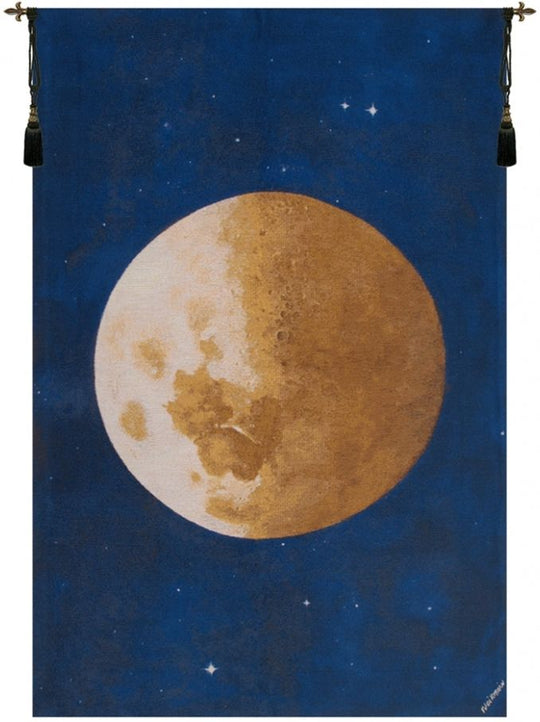 Moon Belgian Wall Tapestry