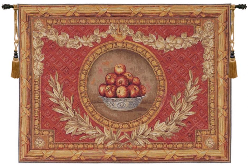 Apple Still Life French Wall Tapestry