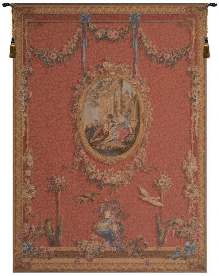 Serenade Rouge French Wall Tapestry